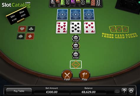  3 card poker online games